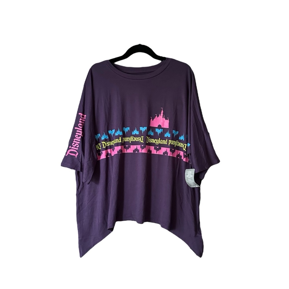 Disneyland Purple Shark Bite Hemline T-Shirt
